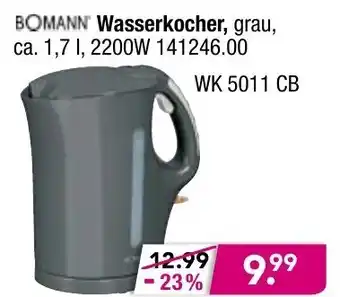 Möbel Boss Bomann Wasserkocher Angebot