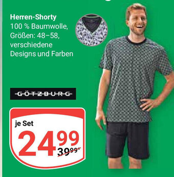 Globus Götzburg Herren Shorty Angebot