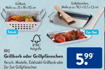 Aldi Süd BBQ Grillkorb oder Grillpfännchen Angebot