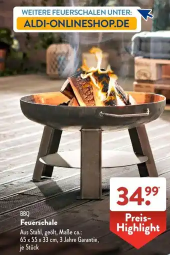 Aldi Süd BBQ Feuerschale Angebot