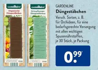 Aldi Süd Gardenline Düngestäbchen Angebot