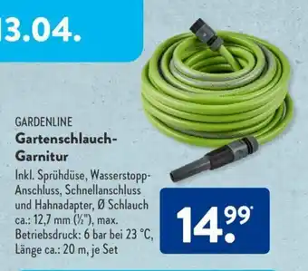 Aldi Süd Gardenline Gartenschlauch Garnitur Angebot