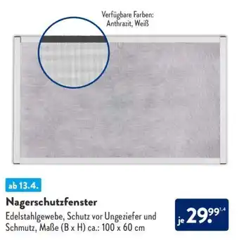 Aldi Süd Nagerschutzfenster Angebot