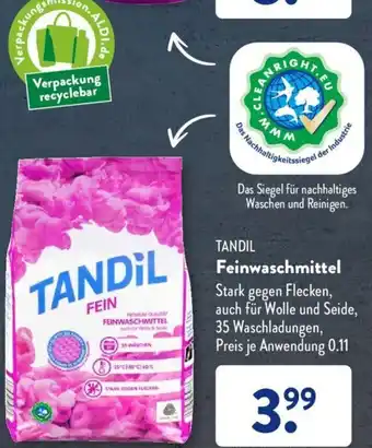 Aldi Süd Tandil Feinwaschmittel Angebot