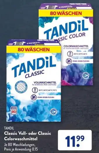 Aldi Süd Tandil Classic Voll oder Classic Colorwaschmittel Angebot