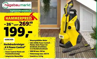 Hagebau Hochdruckreiniger  ,,K 4 Power Control'' Angebot