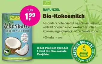 Denns BioMarkt Rapunzel Bio Kokosmilch 400 ml Angebot