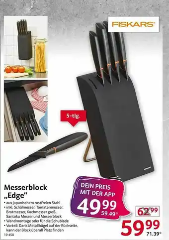 Selgros Messerblock „edge” Angebot