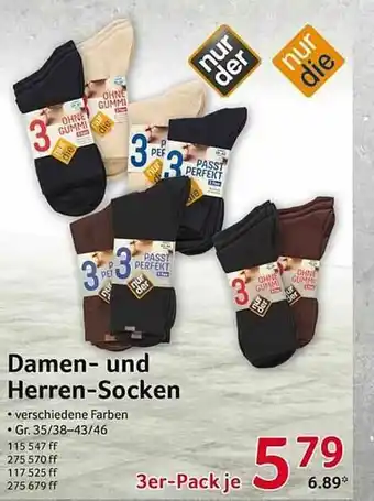 Selgros Damen- Und Herren-socken Angebot