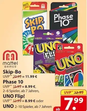 Famila Nord Ost Mattel Games Skip-Bo Angebot