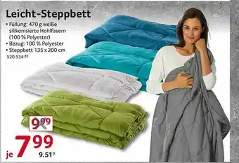 Selgros Leicht-steppbett Angebot