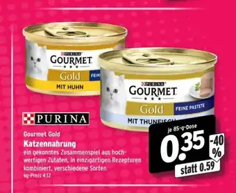 Wasgau Purina Gourmet Gold Katzennahrung Angebot