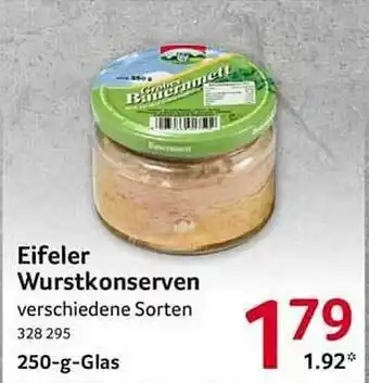 Selgros Eifeler Wurstkonserven Angebot