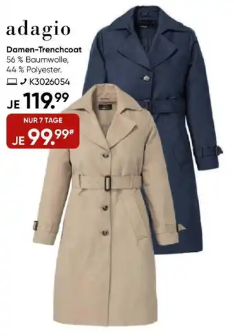 Galeria Adagio Damen Trenchcoat Angebot