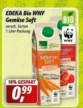 Simmel Edeka Bio Wwf Gemüse Saft Angebot