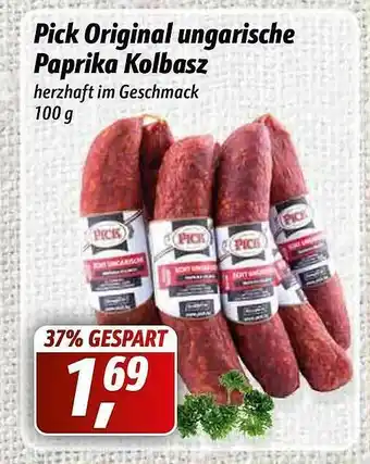 Simmel Pick Original Ungarische Paprika Kolbasz Angebot