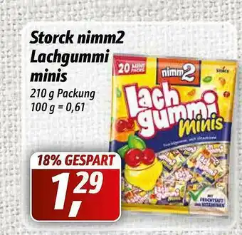 Simmel Storck Nimm2 Lachgummi Minis Angebot