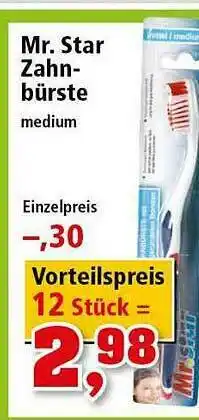 Thomas Philipps Mr Star Zahnbürste Medium Angebot