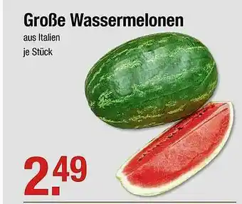 V Markt Große Wassermelonen Angebot