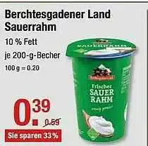 V Markt Berchtesgadener Land Sauerrahm Angebot