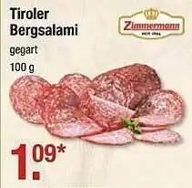 V Markt Tiroler Bergsalami Zimmermann Angebot