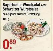 V Markt Bayerischer Wurstsalat Oder Schweizer Wurstsalat Angebot