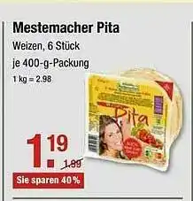 V Markt Mestemacher Pita Angebot