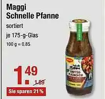 V Markt Maggi Schnelle Pfanne Angebot