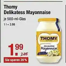 V Markt Thomy Delikatess Mayonnaise Angebot