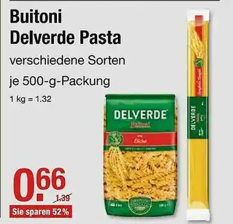 V Markt Buitoni Delverde Pasta Angebot