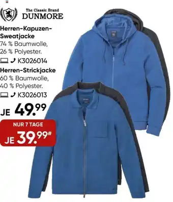 Galeria Dunmore Herren Kapuzen Sweatjacke Angebot