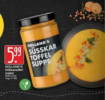 WEZ Holland's Süßkartoffel Suppe Angebot