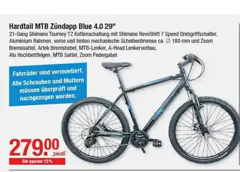 V Baumarkt Hardtail Mtb Zündapp Blue 4.0 29 Angebot