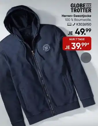 Galeria Globe Trotter Herren Sweatjacke Angebot