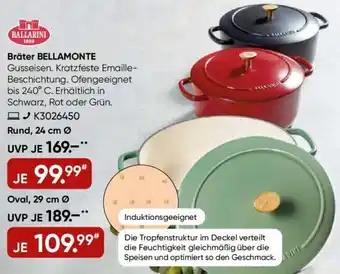 Galeria Ballarini Bräter Bellamonte Angebot