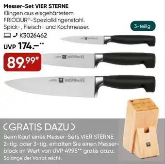 Galeria Zwilling Messer Set Vier Sterne Angebot