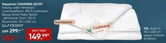 Galeria Künsemüller Steppbett Cashmere Leicht Angebot