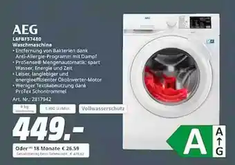 Saturn Aeg l6fbf57480 waschmaschine Angebot