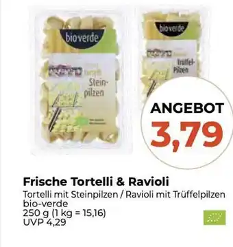 Pro Biomarkt Frische tortelli & ravioli bio-verde Angebot