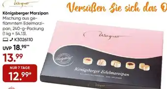 Galeria Wagner Königsberger Marzipan 240 g Packung Angebot