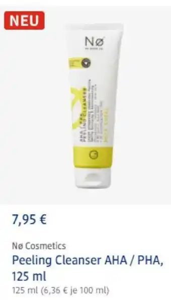 dm drogerie No Cosmetics Peeling Cleanser AHA/PHA 125ml Angebot