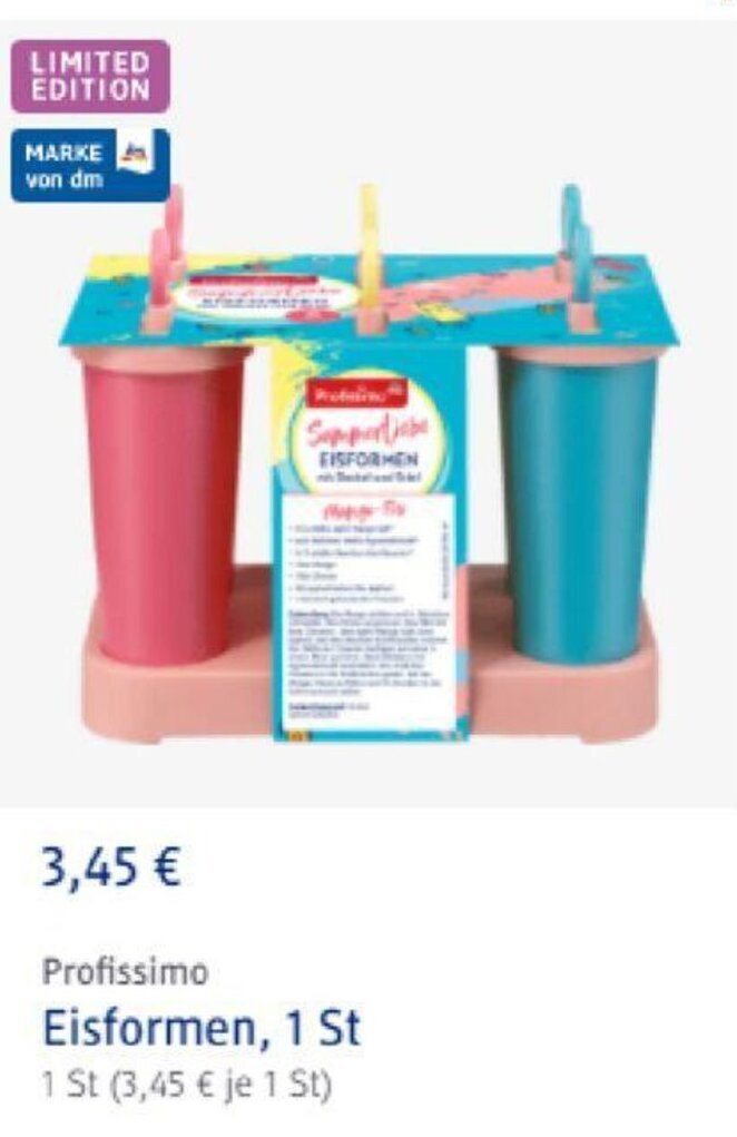 Profissimo Eisformen 1St Angebot bei dm drogerie