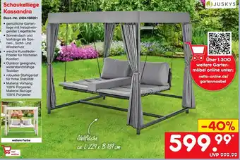 Netto Marken-Discount Juskys Schaukelliege Kassandra Angebot