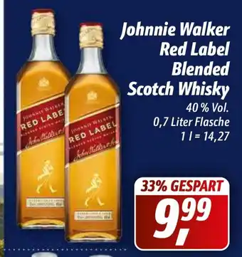 Simmel Johnnie Walker Red Label Blended Scotch Whisky 0,7L Angebot