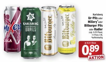 Wasgau Karlsberg Urpils 0,5-L Angebot