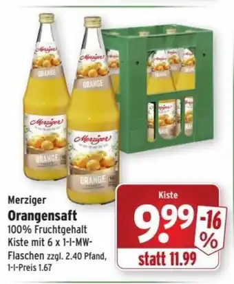 Wasgau Merziger orangensaft 6x1-L Angebot