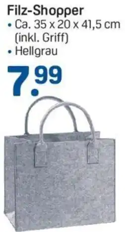 Rossmann Filz Shopper Angebot