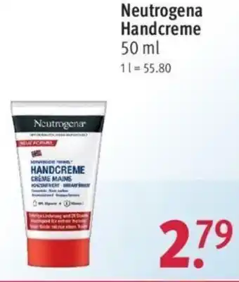 Rossmann Neutrogena Handcreme 50 ml Angebot