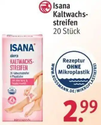 Rossmann Isana Kaltwachsstreifen 20 Stück Angebot