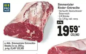 METRO Simmentaler Rinder-Entrecote 1kg Angebot